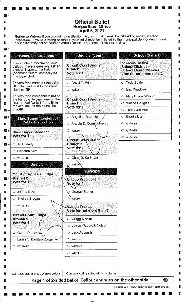 Sample Ballot