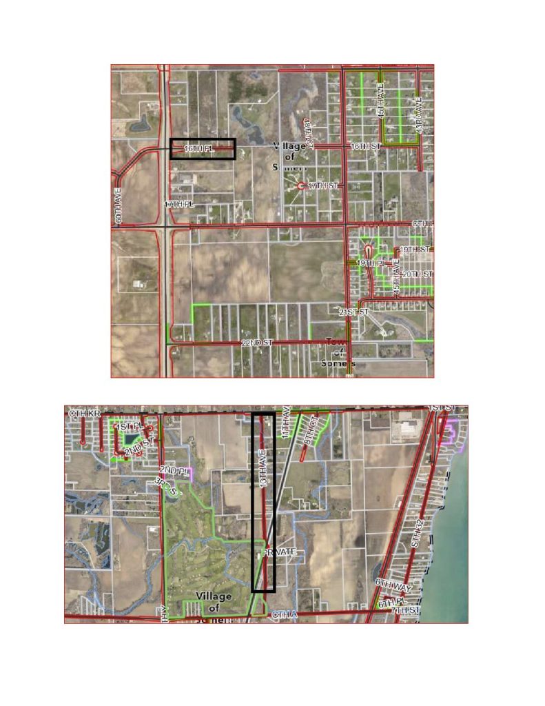 Aerial Map 13th Aven and 16th Place