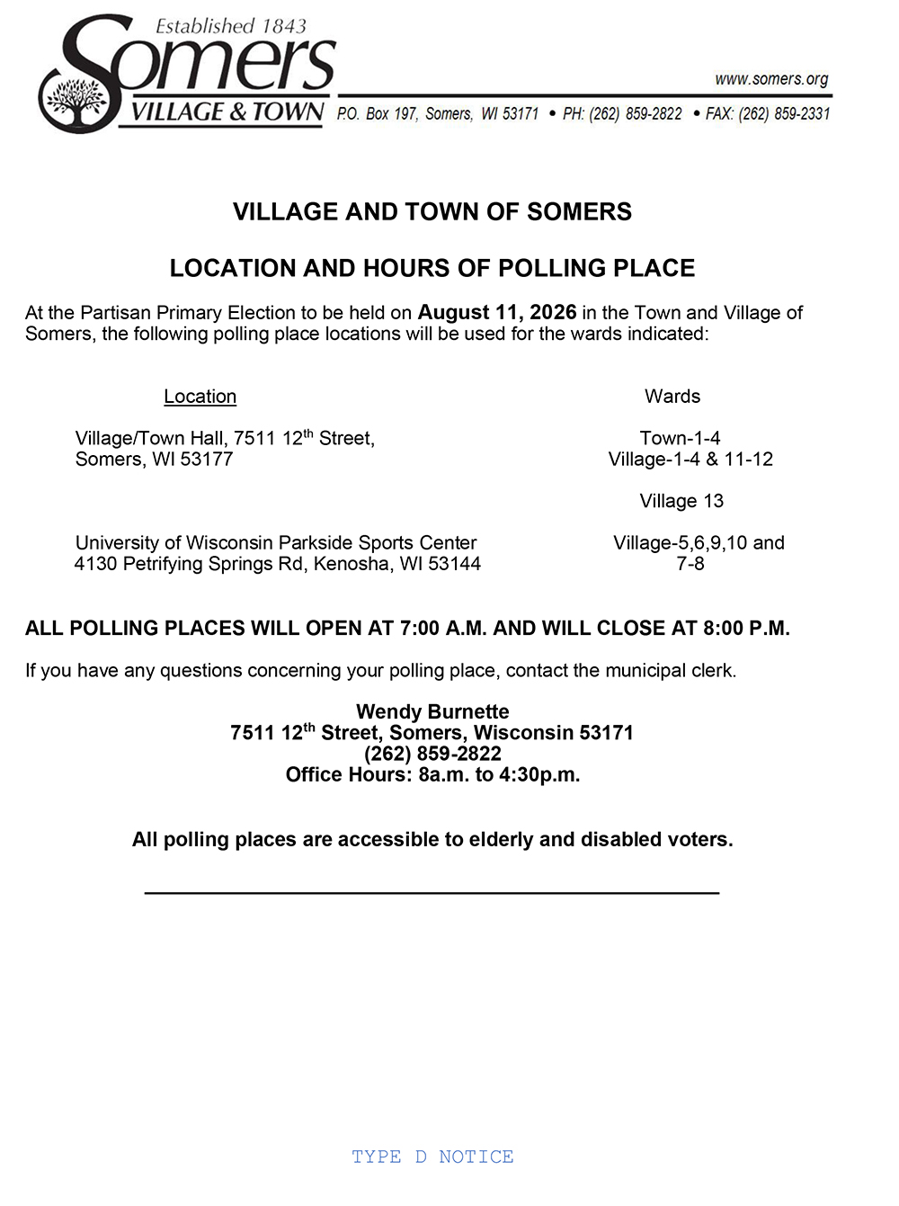 2026.08.10. Clk Alt Type D Notice